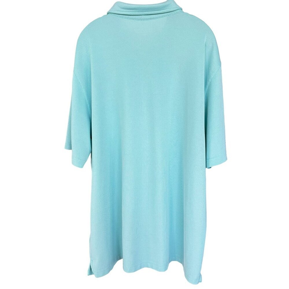 VINEYARD VINES Aqua Short Sleeve Polyester/Spandex Golf Polo Shirt Mens Size‎ XL - Picture 6 of 9